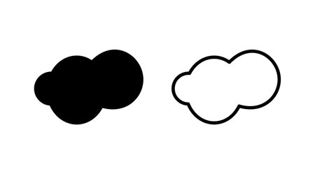 Cloud icon vector. cloud data. cloud servicesのイラスト素材