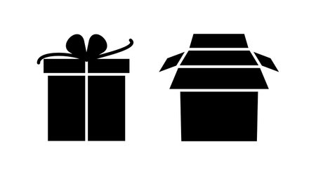 Box icon vector. Box sign. delivery package. parcel box.のイラスト素材
