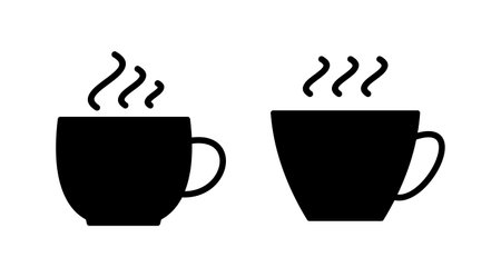 Cup coffee icon vector. coffee cup icon. mugのイラスト素材