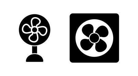 Fan icon vector. blower icon. propeller. ceilingのイラスト素材