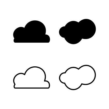 Cloud icon vector. cloud data. cloud servicesのイラスト素材