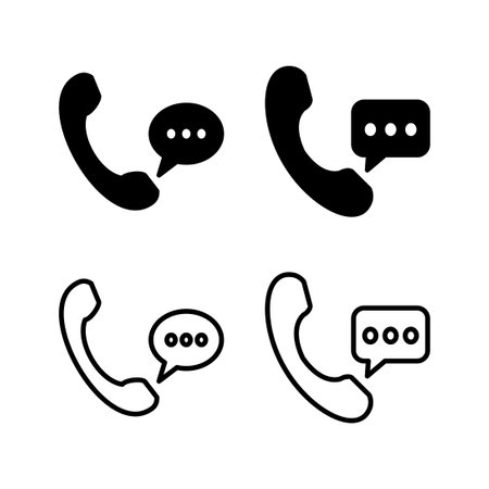 Call icon vector. phone icon vectorのイラスト素材