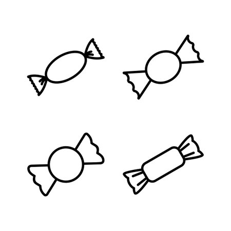 Candy icon vector. candy vector iconのイラスト素材