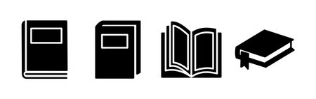 Book icon vector. Open book vector icon.のイラスト素材
