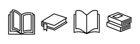 Book icon vector. Open book vector icon.のイラスト素材