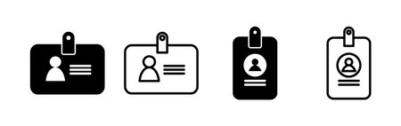 Badge icon vector. badge label icon. Stamp Icon Vectorのイラスト素材