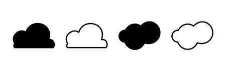 Cloud icon vector. cloud data. cloud servicesのイラスト素材