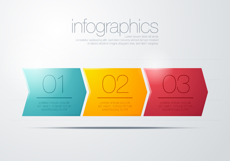 modern vector infographicのイラスト素材