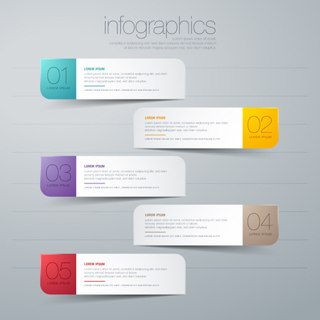 modern vector infographicのイラスト素材