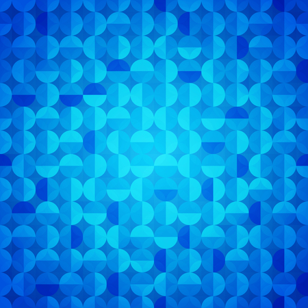 Vector illustration blue modern geometric shape abstract backgroundのイラスト素材
