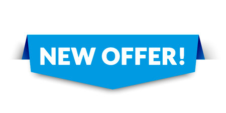Vector Illustration New Offer Label For Web Store.のイラスト素材