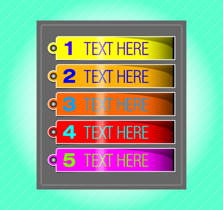 button illustrationのイラスト素材