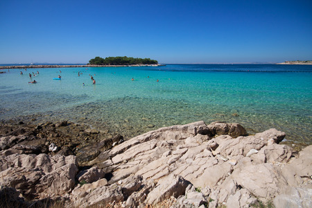 Podvrke beach in Murter - Croatiaの写真素材