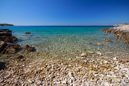 Podvrke beach in Murter - Croatiaの写真素材