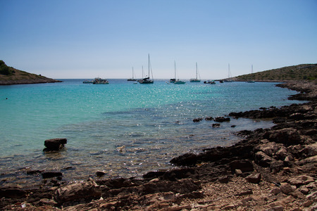bay to the Kornati islands - Croatiaの写真素材