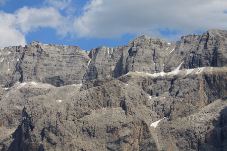 Sassolungo in Val Gardenaの写真素材