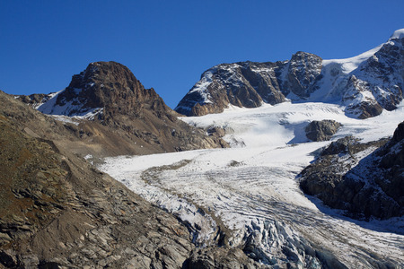 Morteratsch glacierの写真素材