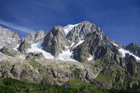 Grandes Jorassesの写真素材