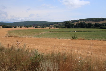 Landscape in Provenceの写真素材