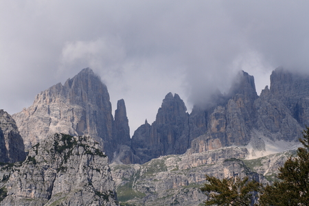 Brenta Dolomites mountainの写真素材