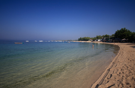 Beach Simuni - island of Pag  Croatia の写真素材
