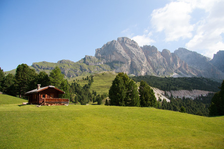 The Odle from Alpe of Cisles in  Val Gardena のeditorial素材
