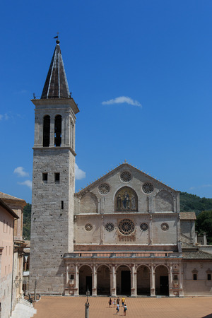 Cathedral of Santa Maria Assunta - Spoletoの写真素材