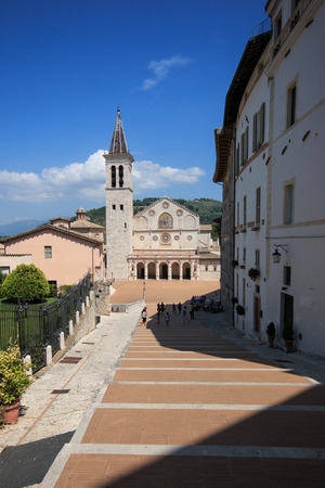 Cathedral of Santa Maria Assunta - Spoletoの写真素材