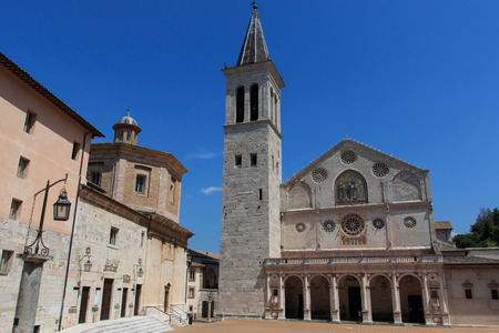 Cathedral of Santa Maria Assunta - Spoletoの写真素材