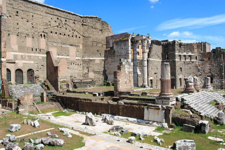 Forum of Augustus - Romeの写真素材