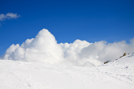 winter landscape (Gressoney)の写真素材