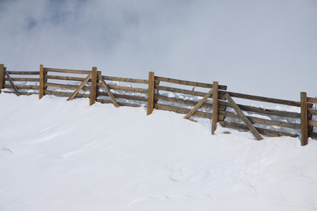 protection on the ski slopes - Colle Bettaforcaの写真素材