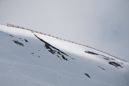 protection on the ski slopes - Colle Bettaforcaの写真素材