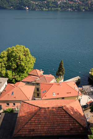 Carate Urio village - Lake Comoの写真素材