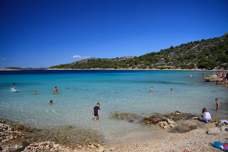 beach in Murter - Croatiaのeditorial素材
