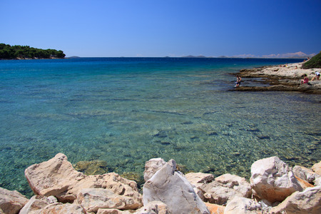 beach in Murter - Croatiaの写真素材