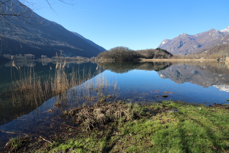 Lake Plan (Val Menaggio)の写真素材