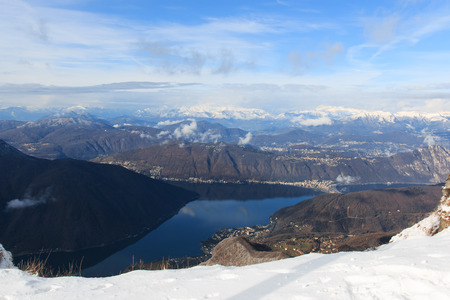 view from Monte Generoso