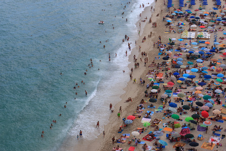 Beach Tropea Calabriaのeditorial素材