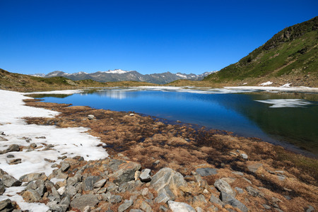 Lake Prato - Switzerlandの写真素材