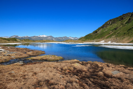 Lake Prato - Switzerlandの写真素材