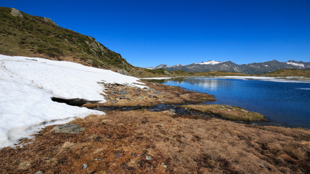 Lake Prato - Switzerlandの写真素材