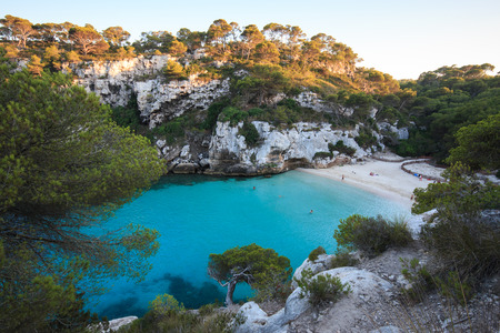 Cala Macarelleta - island of Menorca (Balearic Islands)の写真素材