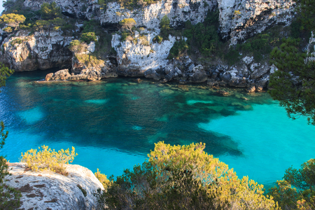 Cala Macarelleta - island of Menorca (Balearic Islands)の写真素材