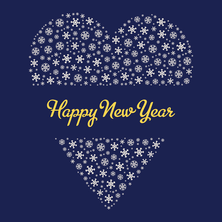 Christmas lettering design on bokeh background. Winter holidays card. Retro styled badge, banner. Vintage Insignias. New Year vector Decoration.のイラスト素材