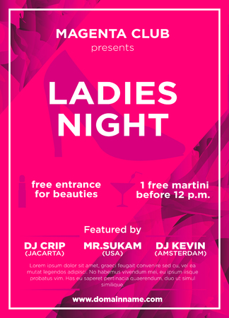 Night club party poster. Futuristic flyer design. Dynamic background with line shapes in motion. Eps10 vector template.のイラスト素材