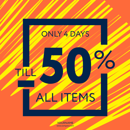 Sale web banners template for special offers advertisement. Frame with the advertisemnt text. Trendy colors in a modern material design style.のイラスト素材