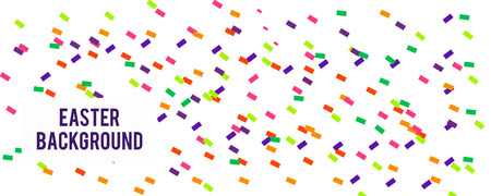 Abstract multicolor background. Trendy geometric rectangles hipster background. Ideal for gadgets backdrop or presentations. Easter theme. のイラスト素材