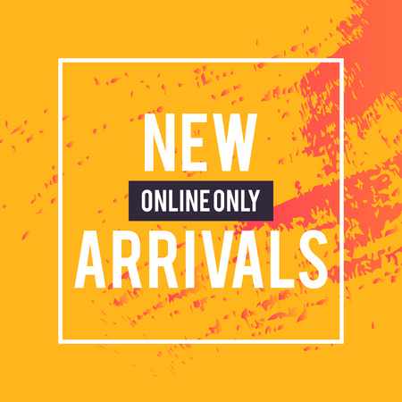 Sale web banners template for special offers advertisement. Splash gradient colors within different forms. New arrivals concept for internet stores promo. New arrivals web banners.のイラスト素材