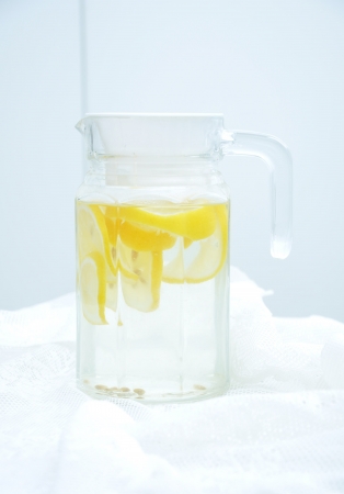 lemon waterの写真素材